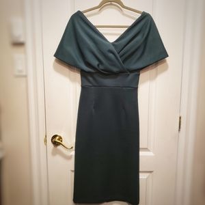 ASOS green 3/4 cocktail dress size UK 8